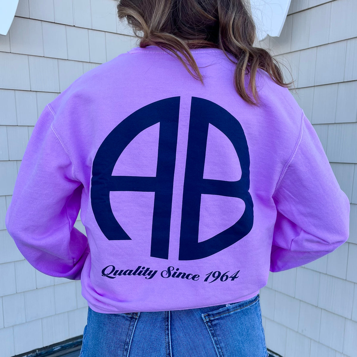 【BAON】[unisex] Chez Lettering Pigment Over Sweatshirt Dynict Unisex Y2K Colorful Sweatshirt Hip Hop Letter Print